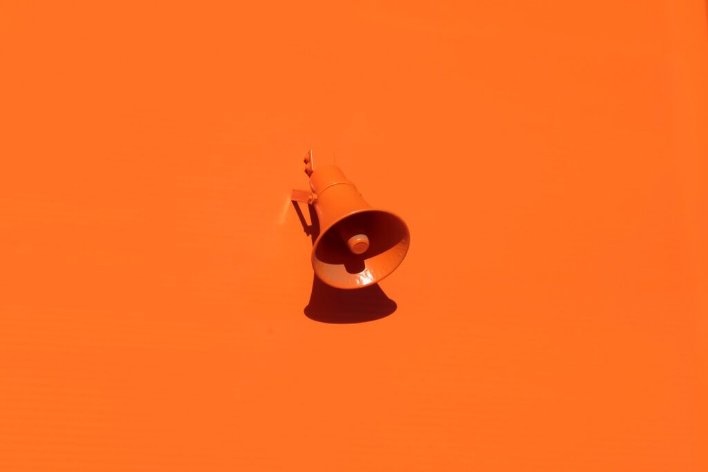 A megaphone